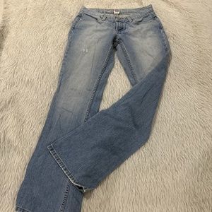 Guess Y2K women’s distressed light wash denim jeans size 26